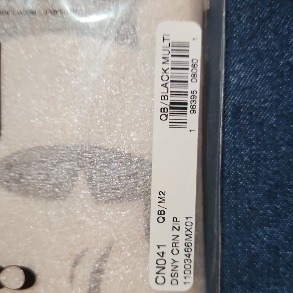 Disney x Coach Corner Zip Wristlet with Wink Mickey Mouse CN041 - Picture 6 of 7